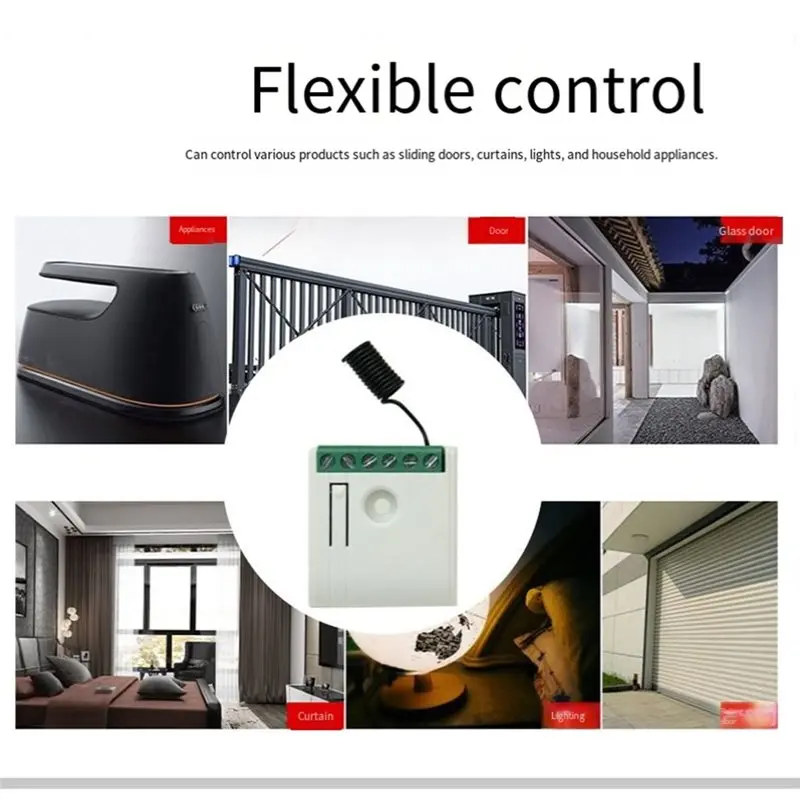 Per codice fisso e interruttore remoto Rolling Code 433,92 Mhz 9-24 V Relè CC/CA Ricevitore a 1 canale-Y41A