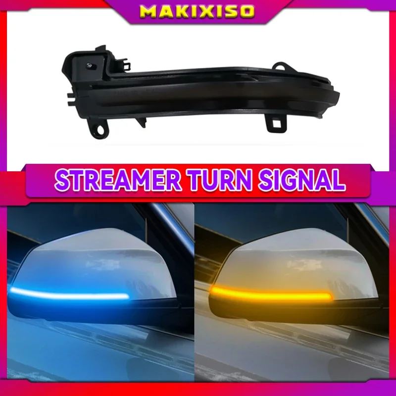 Preto Dinâmico LED Transformar a Luz do Sinal Espelho Lateral Luz Intermitente para BMW 1 2 3 4 X1 M Série F20 F30 F31 F32 F33 F34 F36 E84 i3