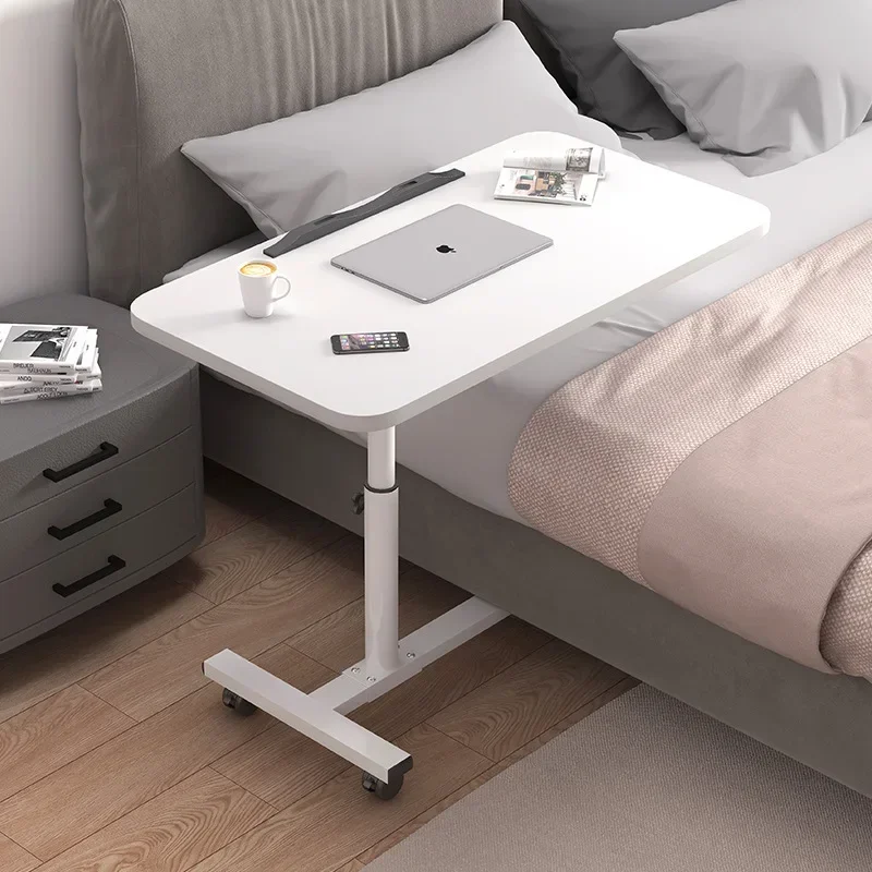Movable lifting bedside table, living room sofa side, home bedroom computer table