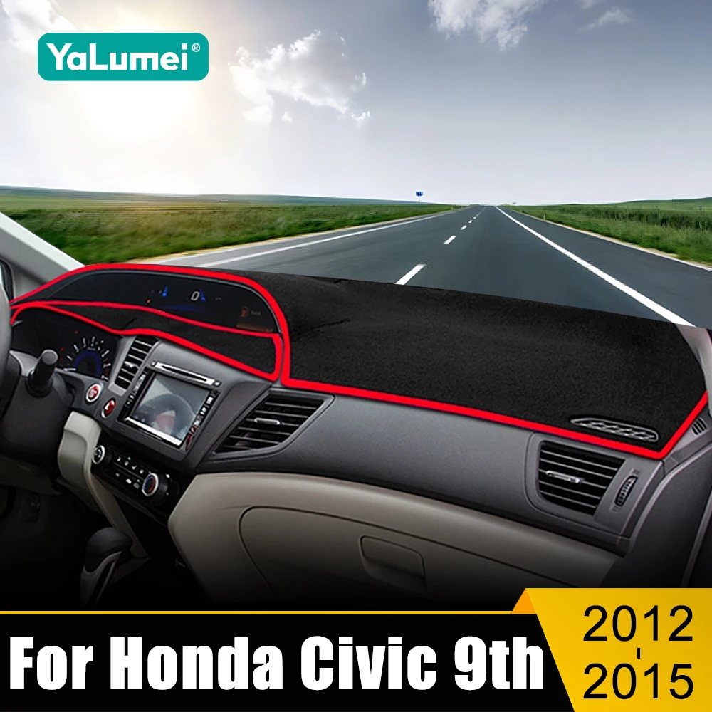 

Для Honda Civic 9 2012 2013 2014 2015 Civic 9 автомобильная приборная панель солнцезащитный козырек крышка приборной панели коврик нескользящая накладка аксессуары