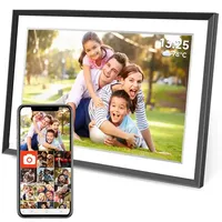 Frameo 10.1 Inch WiFi Digital Picture Frame HD 1280x800, 32GB Storage Cloud Smart Photo Frame, Wall Mountable