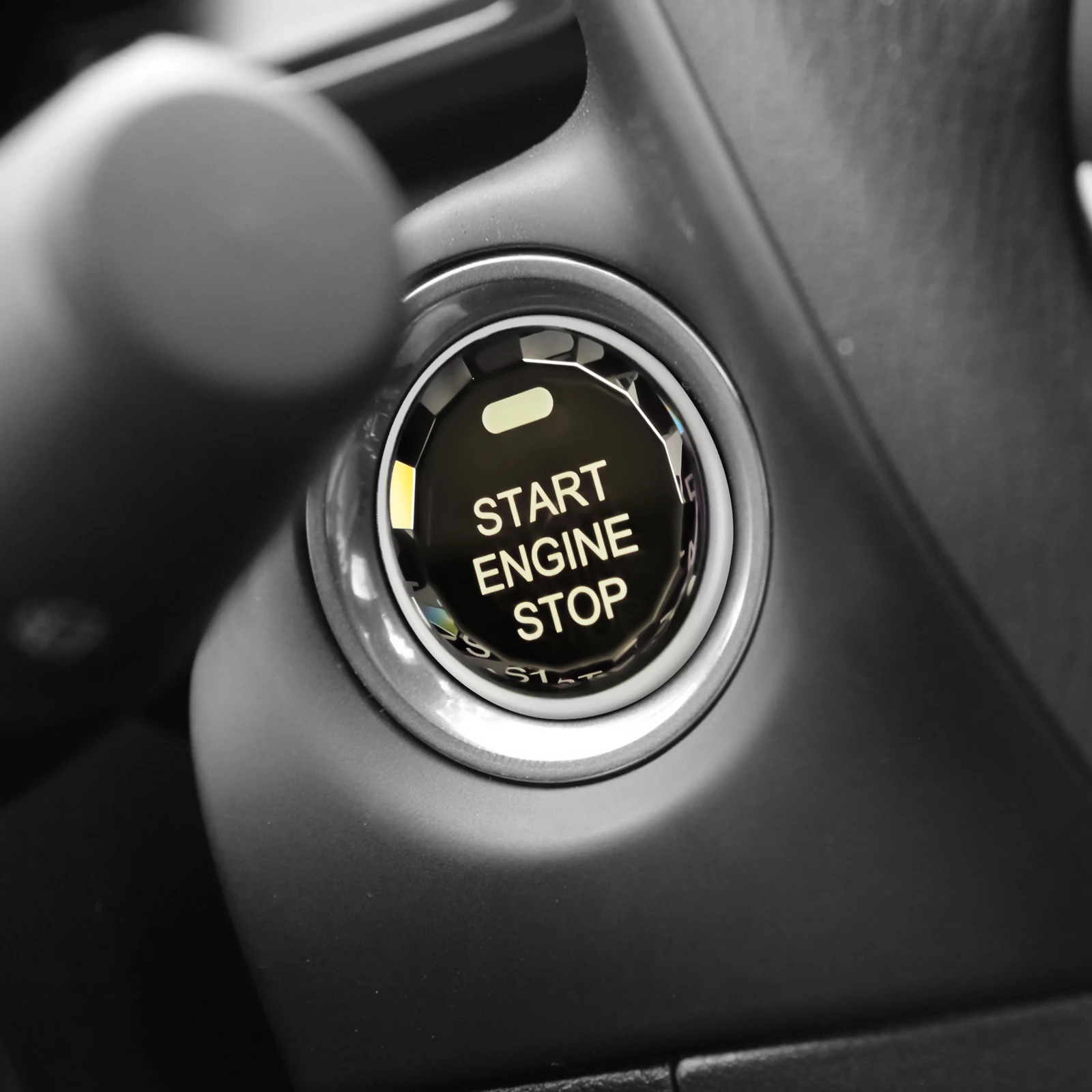 Crystal Engine Start Stop Button Cover For Mazda Anti Scratch Sport Waterproof Style Interior Modification Decor Car Accessories