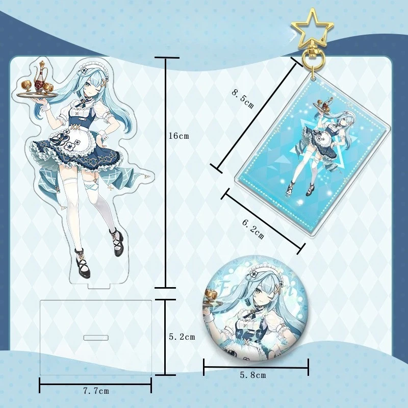 Game Yuanshen Impact Faruzan Acrylic Figure Stand Badge Game Goods Collection Big Badges Bag Decoration Ornament Gifts