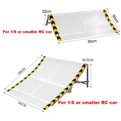 Nylon Board Slope Folding Jumping Platform for 1/10 1/8 1/7 RC Model Car Off-road Racing Buggy Monster Truck Racing Track Tools