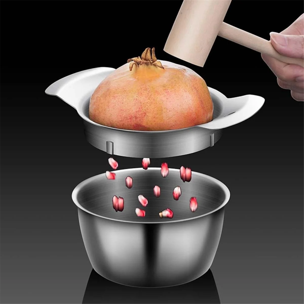 Pomegranate Peeling Tool Set, Practical Stainless Steel Pomegranate Peeling Kit, Enjoy Effortlessly Fruit