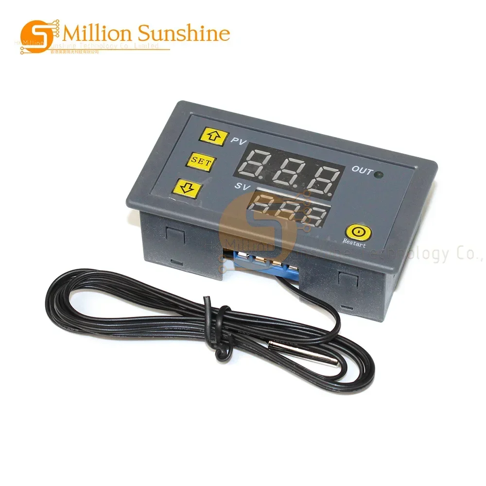 W3230 Digital LED Temperature Controller Module Digital Thermostat Switch with Waterproof Probe 5V 12V 24V 110V 220V