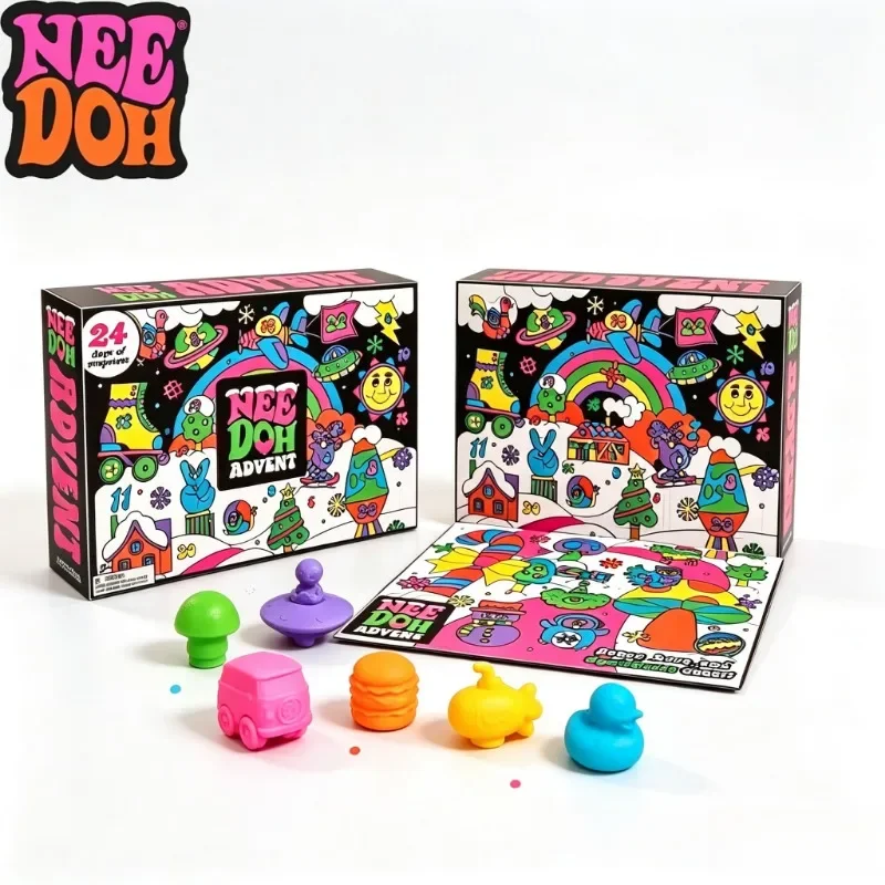 2026 Christmas Countdown Calendar Blind Box 24-day Sensory Decompression Toys New Year Surprise Toy Party and Holiday Gifts Cute