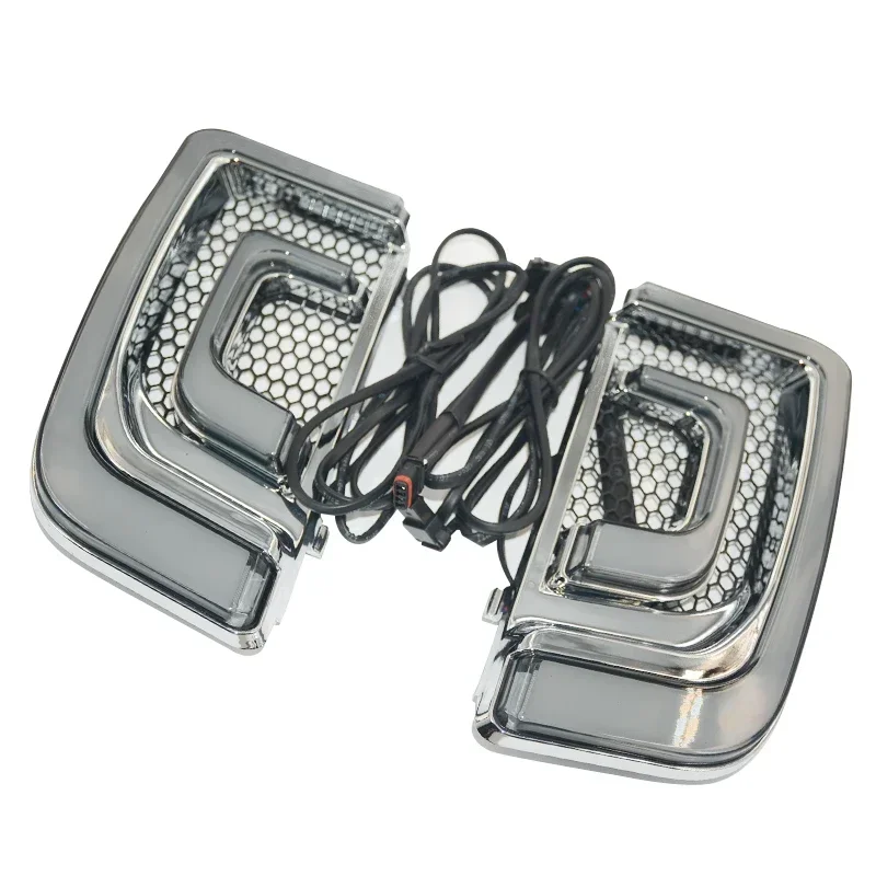 Motorcycle Double C Leg Fairing led Light for Harley Davidson Touring Street Road Glide Road King  FLHRSE FLHXSE 2014-2021