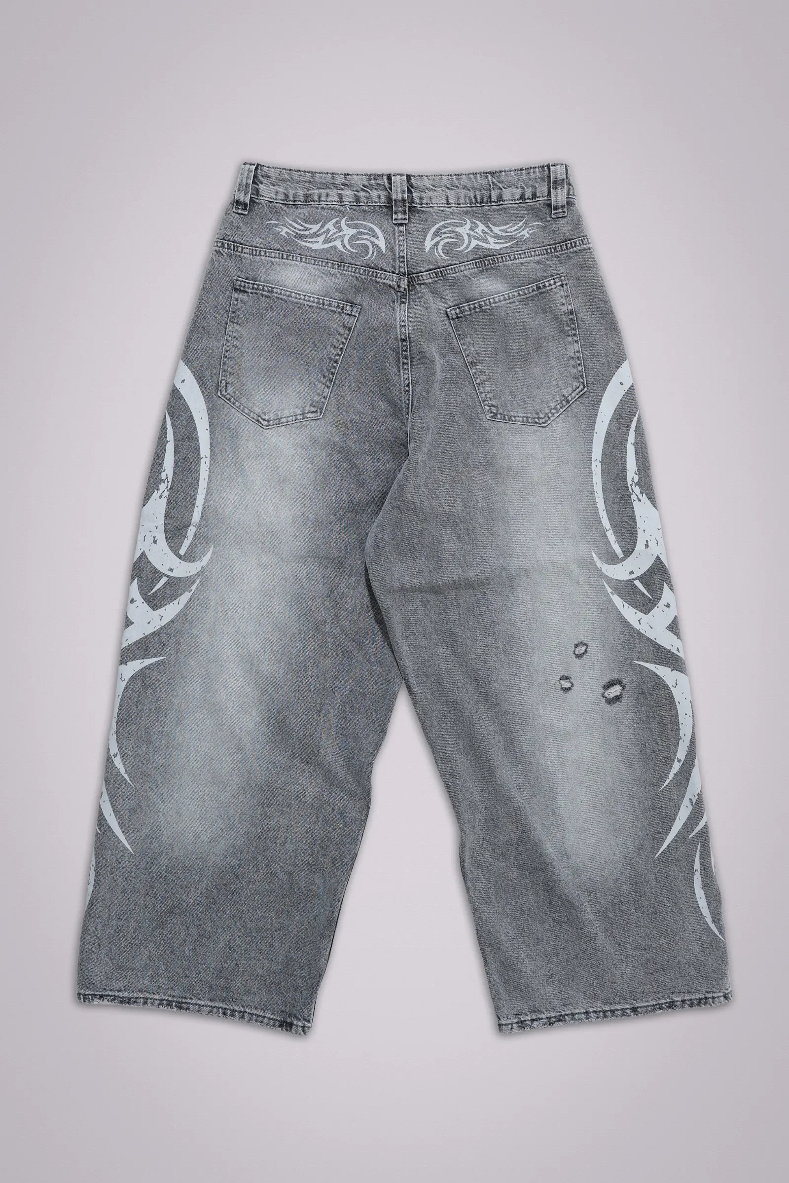 Men'S Shoes For Jeans - Celana Jeans Baggy Motif Totem Suku