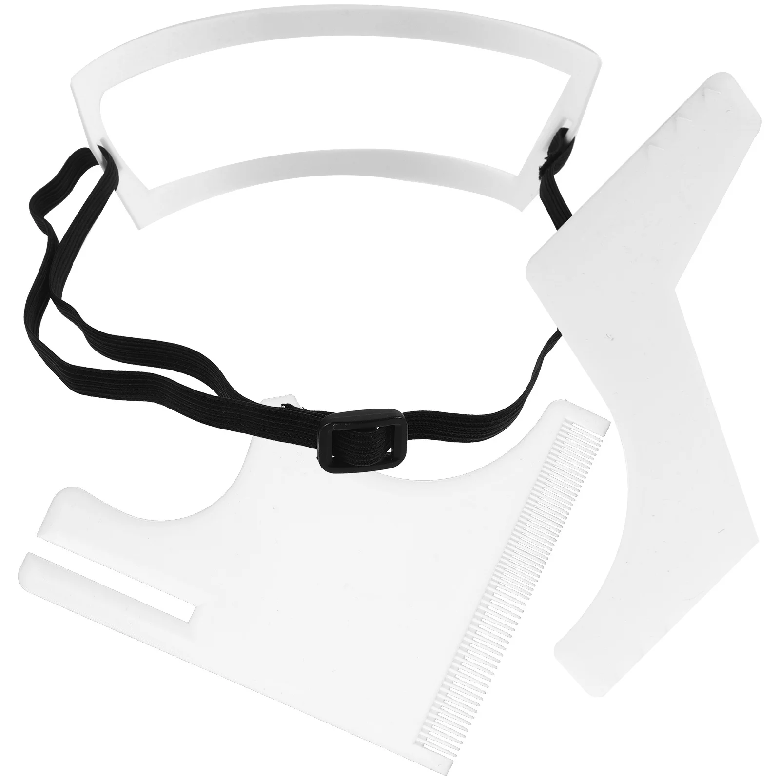 

1Set Beard Guide Shaping Tool Hairline Trimming Neckline Shaving Template Mustache Shaping Tool Kit Beard Accessories