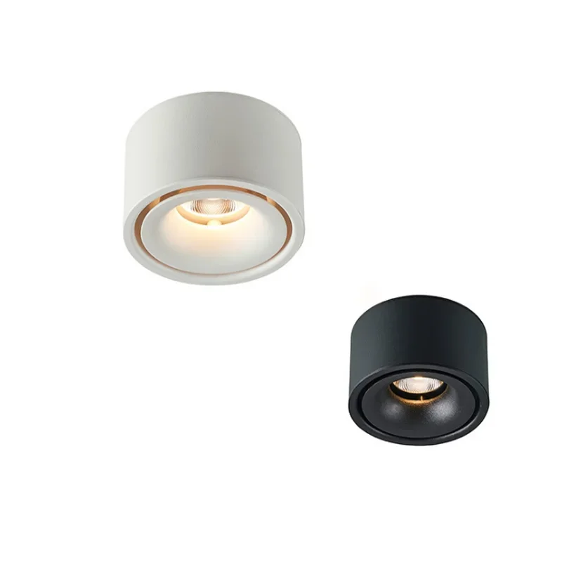 Imagem -03 - Superfície Redonda Montada Led Downlights Lâmpadas de Teto Spot Light Downlight Driverless 7w 12w 15w 110v 220v