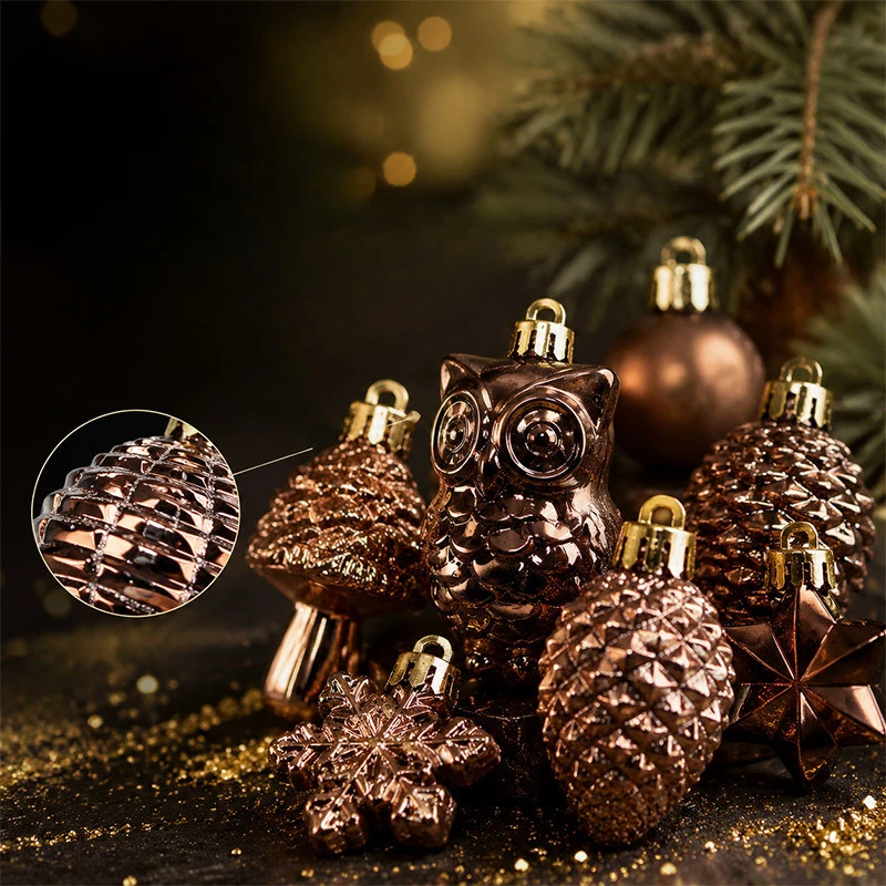 52/73 szt. Ozdoby świąteczne w – Ornament Ball Set recenzja i cena