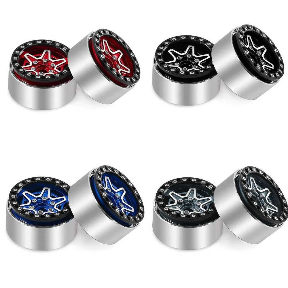 

4 шт. 1,9-дюймовая планетарная ступица с ЧПУ для 1/10 RC гусеничного автомобиля Axial SCX10 90046 900347 GEN 8 Traxxas TRX4 Defender Jeep TRX6 G63 Wraith