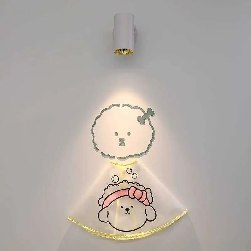 Mantello per cani Mantello impermeabile per taglio di capelli per cani dei cartoni animati con fascia elastica Visibilità chiara Forniture per parrucchieri Mantella per salone con finitura smerigliata