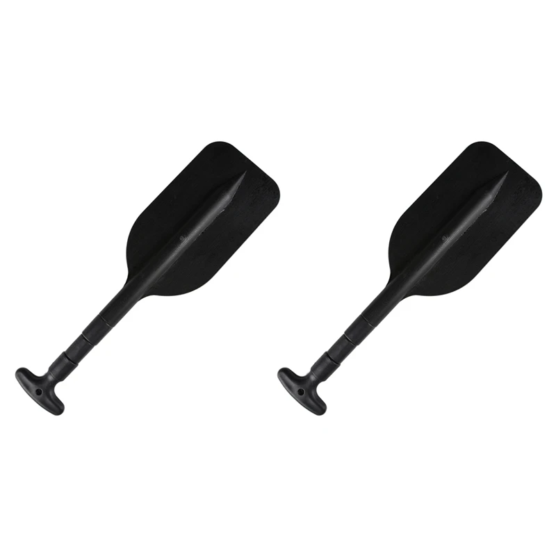 2Pcs Kayak Paddles Lightweight Detachable Retractable Oar Portable Telescoping Rafting Boat Paddle For Water,Black