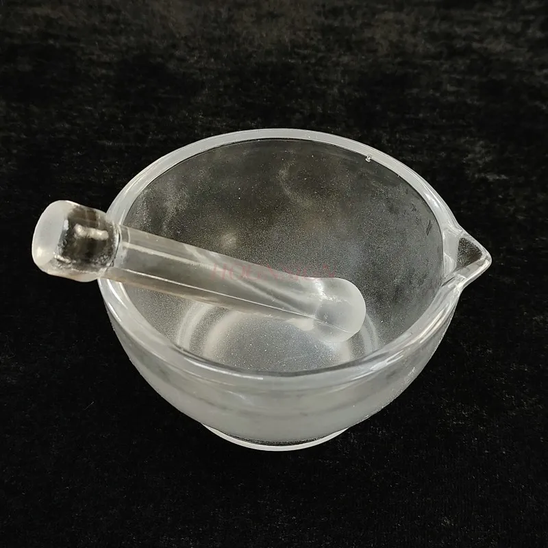 Diameter 90MM glass mortar and pestle ,educational equipment ,laboratory glass water ,lab equipment