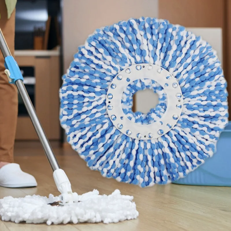 Thickened and Rotatable Ultra-Fine Fiber Replacement Mop Head for Home Use - 16cm Universal Mop Accessories Easy Installation