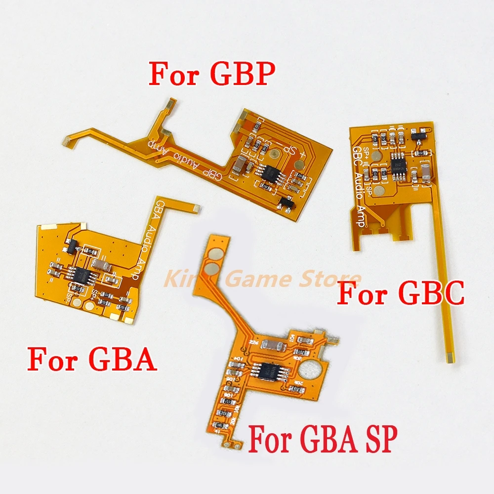 50pcs Volume Amplifier Module for Gameboy Advance Color Pocket GBA GBC GBP Low Power Digital Sound Audio AMP