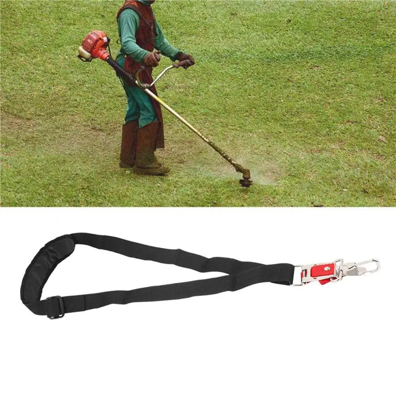 ABQX Universal Single Shoulder Padded Harness Strap For Brush Cutter Trimmer For