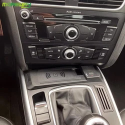 Car Phone Charging Mat For Audi A4 B8 B9 A4 Allroad A5 S5 RS5 Q5 SQ5 Wireless Charger Fast Charge Pad Holder Accessories Trim