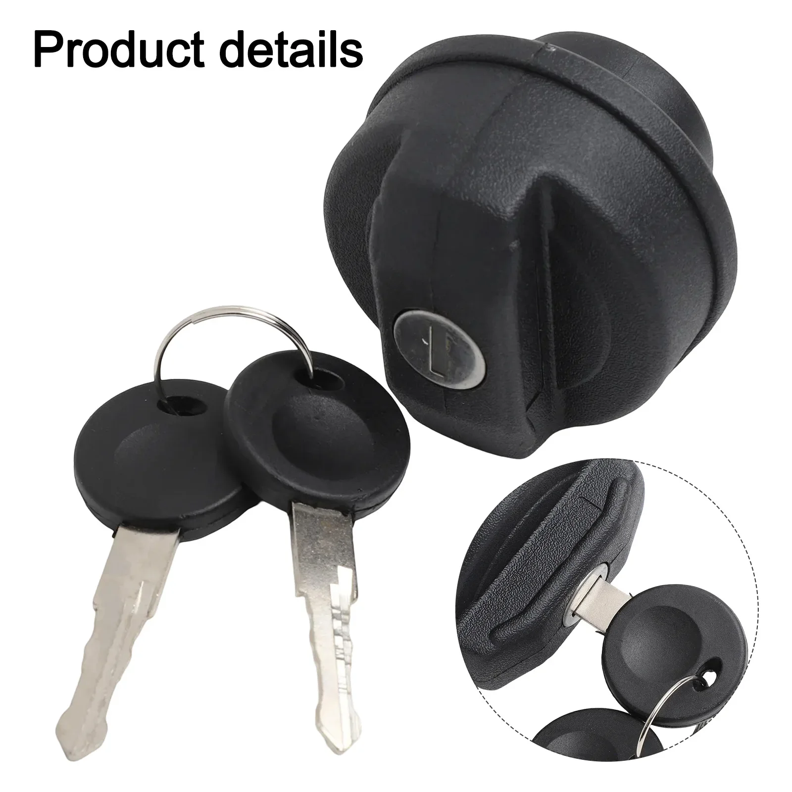 자동차 교체 ABS 캡 캐디 캡 간단한 설치 두 개의 키 포함 딱정벌레에 맞는 맞춤형 장착