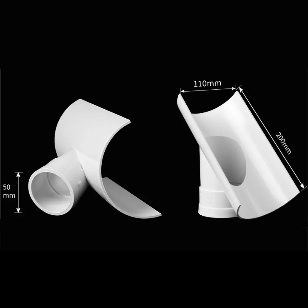 

Новый ремонтный патч для трубок из ПВХ, открытый тройник 50, 75, 110, фитинги для ремонта сливных труб, белые сантехнические аксессуары для дома