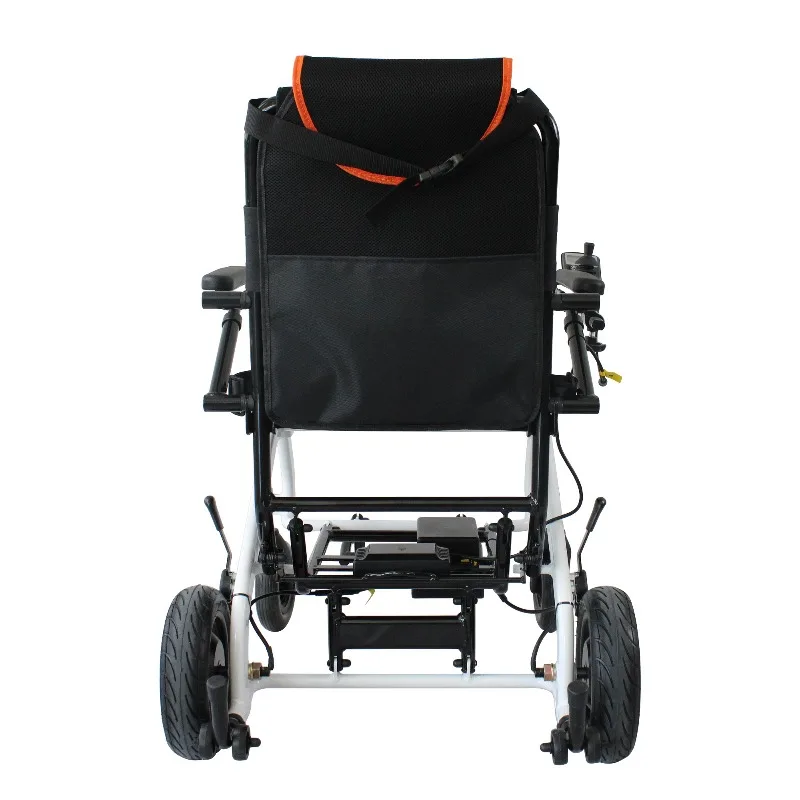 Elderly disabled folding 4-wheel electric chair lithium battery 5-speed turn on electromagnetic