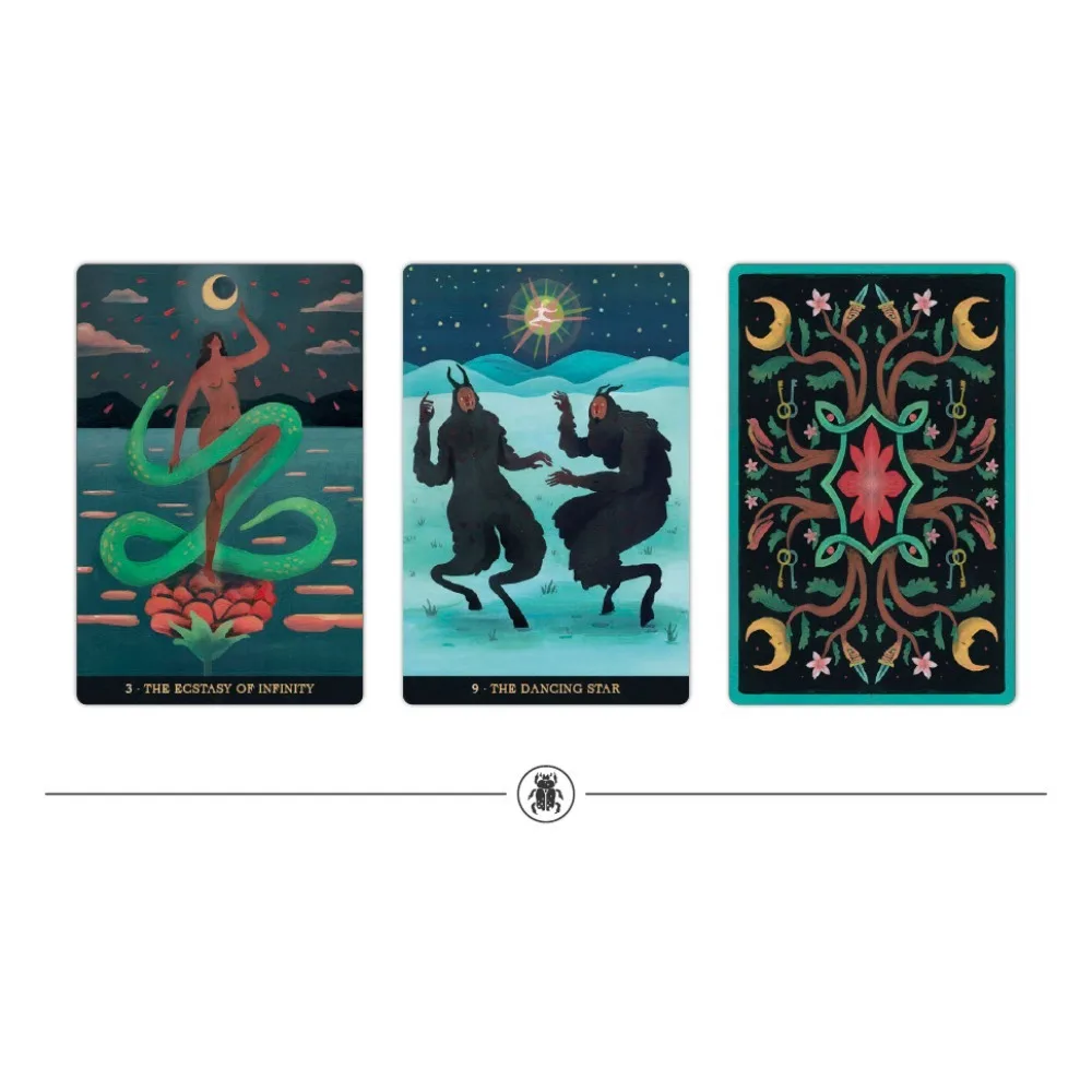 Inspirational Wicca Oracle Cards, Une voie vers l'expérience, une vie pleine de magie et de spiritualité, 36 pièces, 10.4x7.3cm