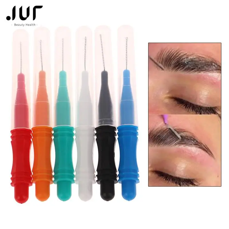 10 Pcs Mini Brow Brush Eyebrow Lamination Perm Tools Microblading Tinting Comb Lash Mascara Wands Brow Baby Brush