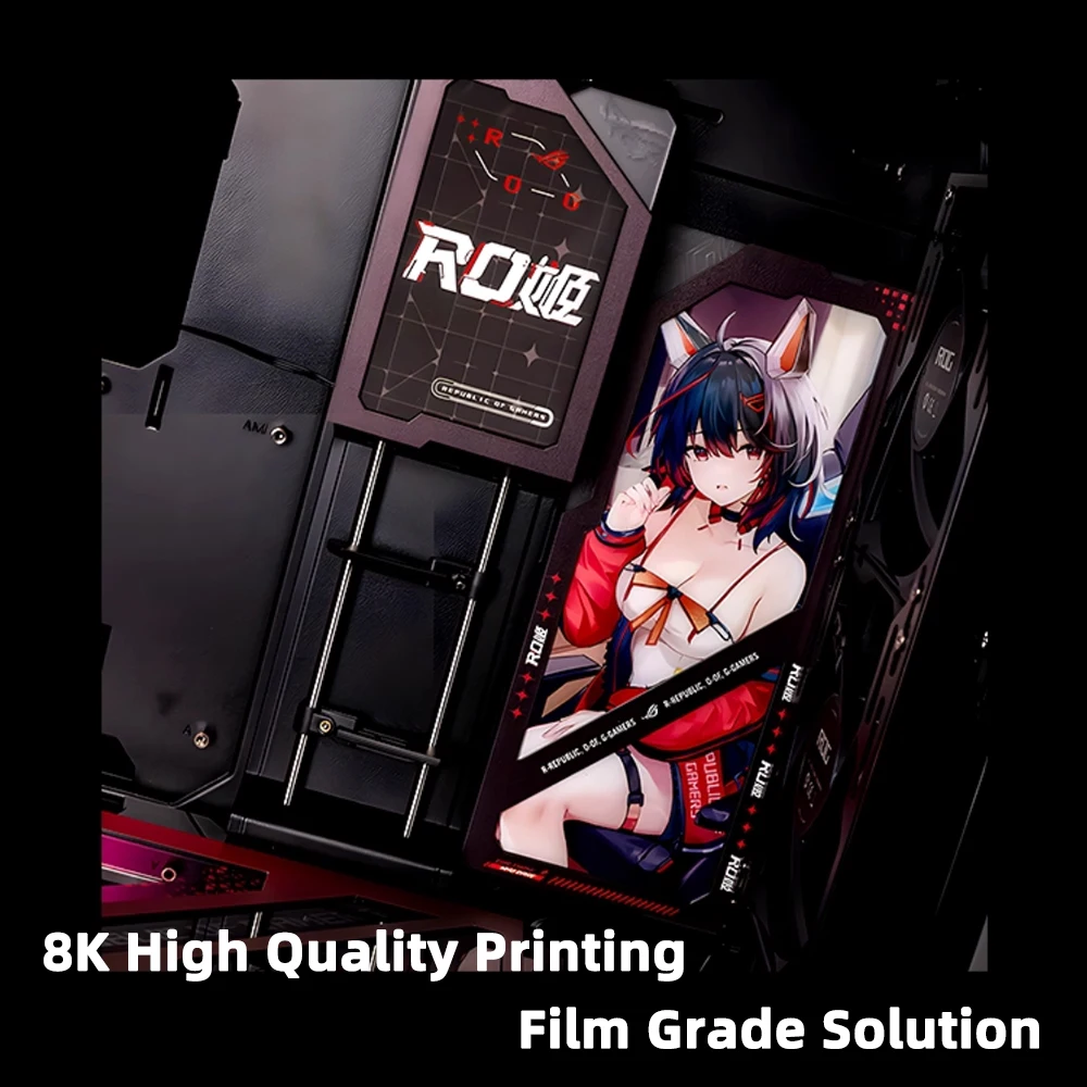 4 قطعة ROG Helios GX601S UV RGB لوحات رد الفعل أنيمي اللاعبين وزارة الدفاع مخصص ARGB طقم الإضاءة الداخلية للألعاب PC 2026 جديد وصول