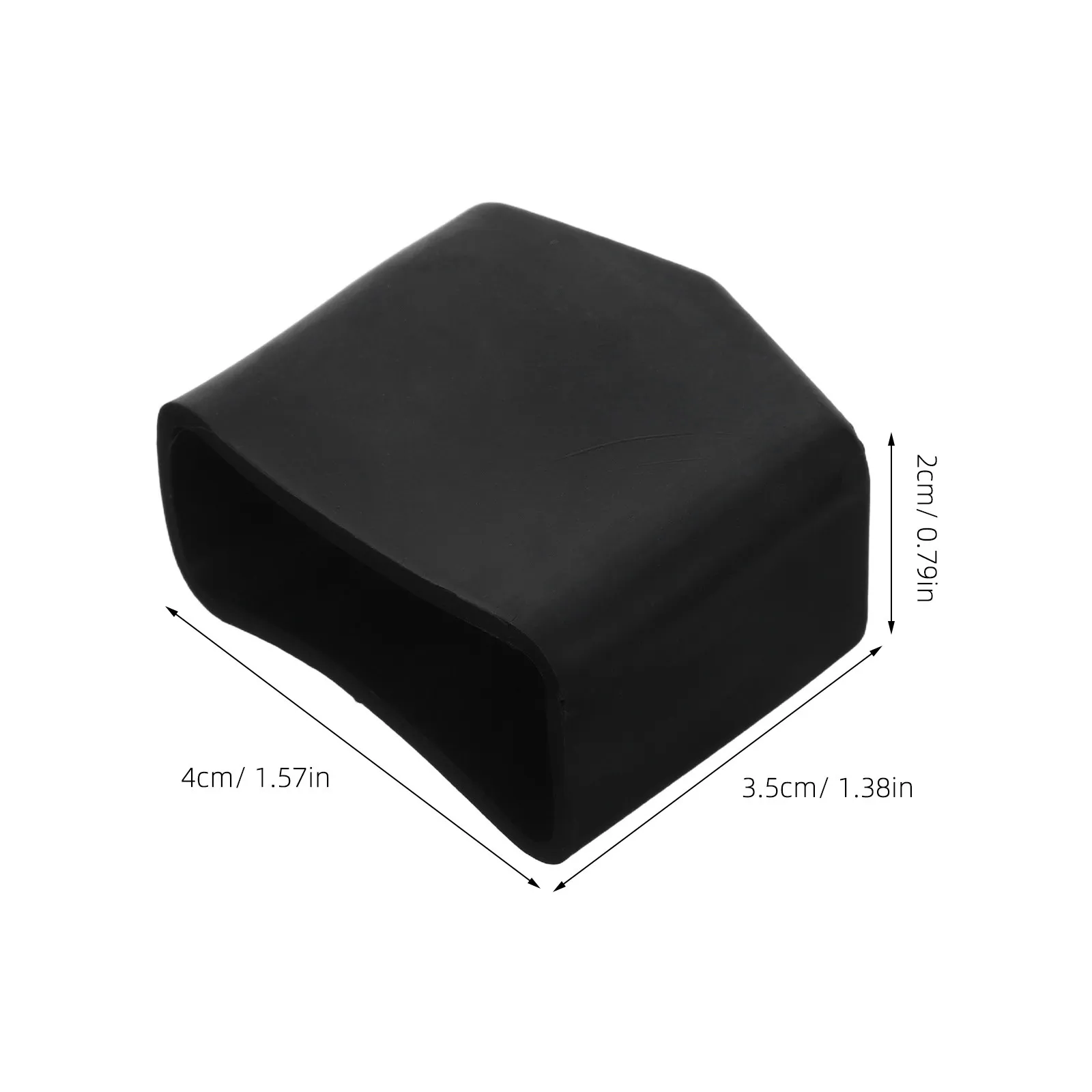 4Pcs Heavy-Duty Rubber Ladder Foot Pads Anti-Slip Stabilizer Bumpers for Step Extension Ladders Floor Wall Protection