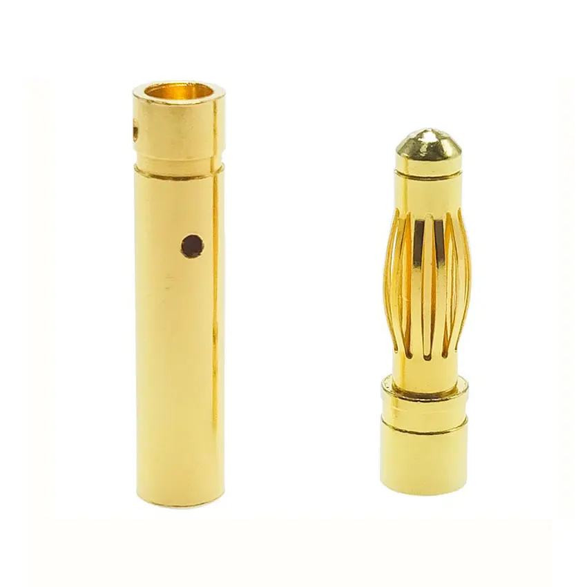 1pcs 2mm 3mm 3.5mm 4mm 5mm 5.5mm 6mm RC Battery Gold-plated Bullet Banana Plug High Quality Male Female Bullet Banana Connector