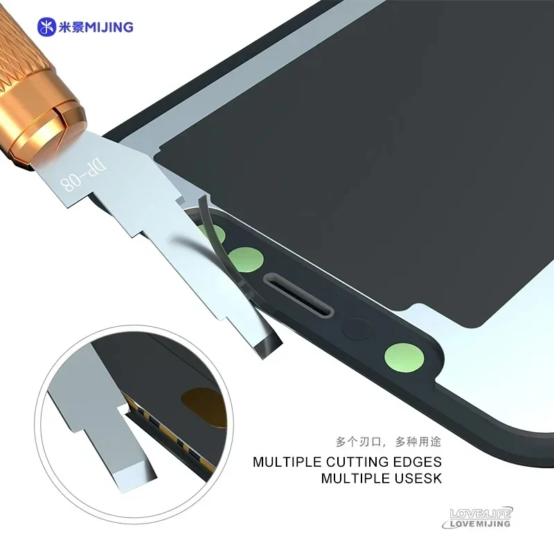 Mijing DP-08 DP-18 DP-19 Blade Multifunctional Repair Blade for Mobile Phone Lcd Screen Motherboard Bracket Glue Removal Tool