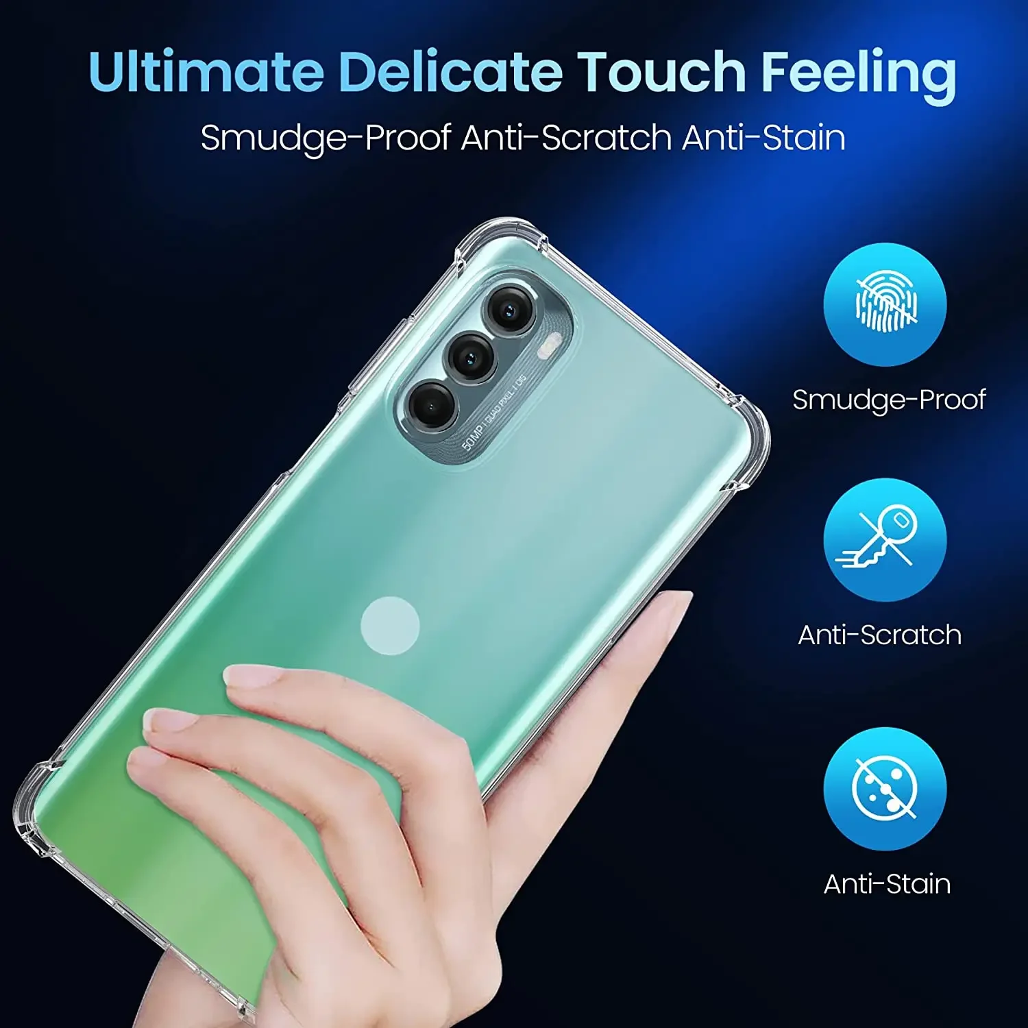 Ultra Slim Clear Case for Moto G52 G22 G51 G50 G71 G200 G20 G30 G60 G60S G31 G41 Slim Anti Scratch Flexible TPU Shockproof Cover