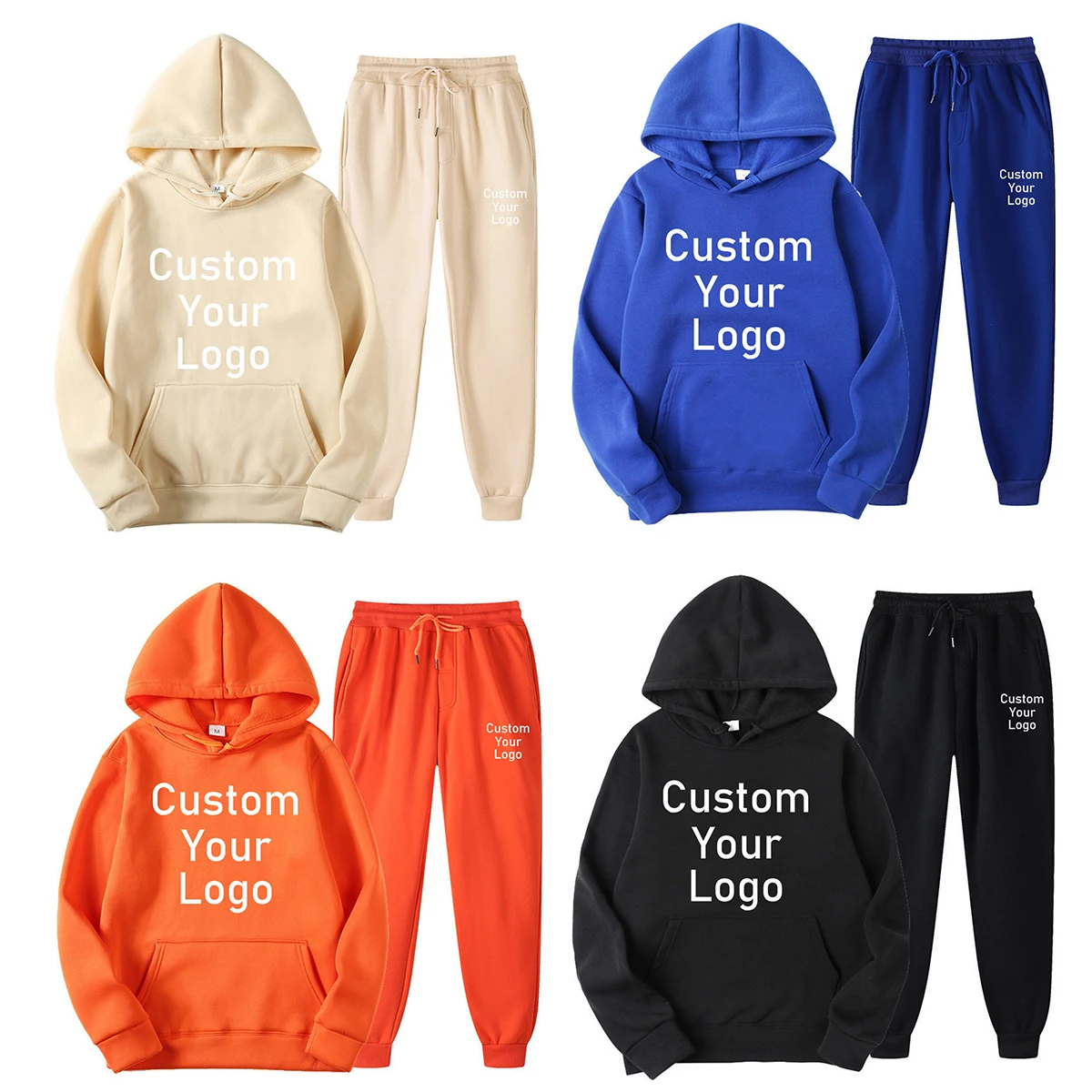 

Make Your Design Logo Text Custom Hoodies Sets Men Women Printed Original Design High Quality Gifts Sweatshirts and Sweatpants