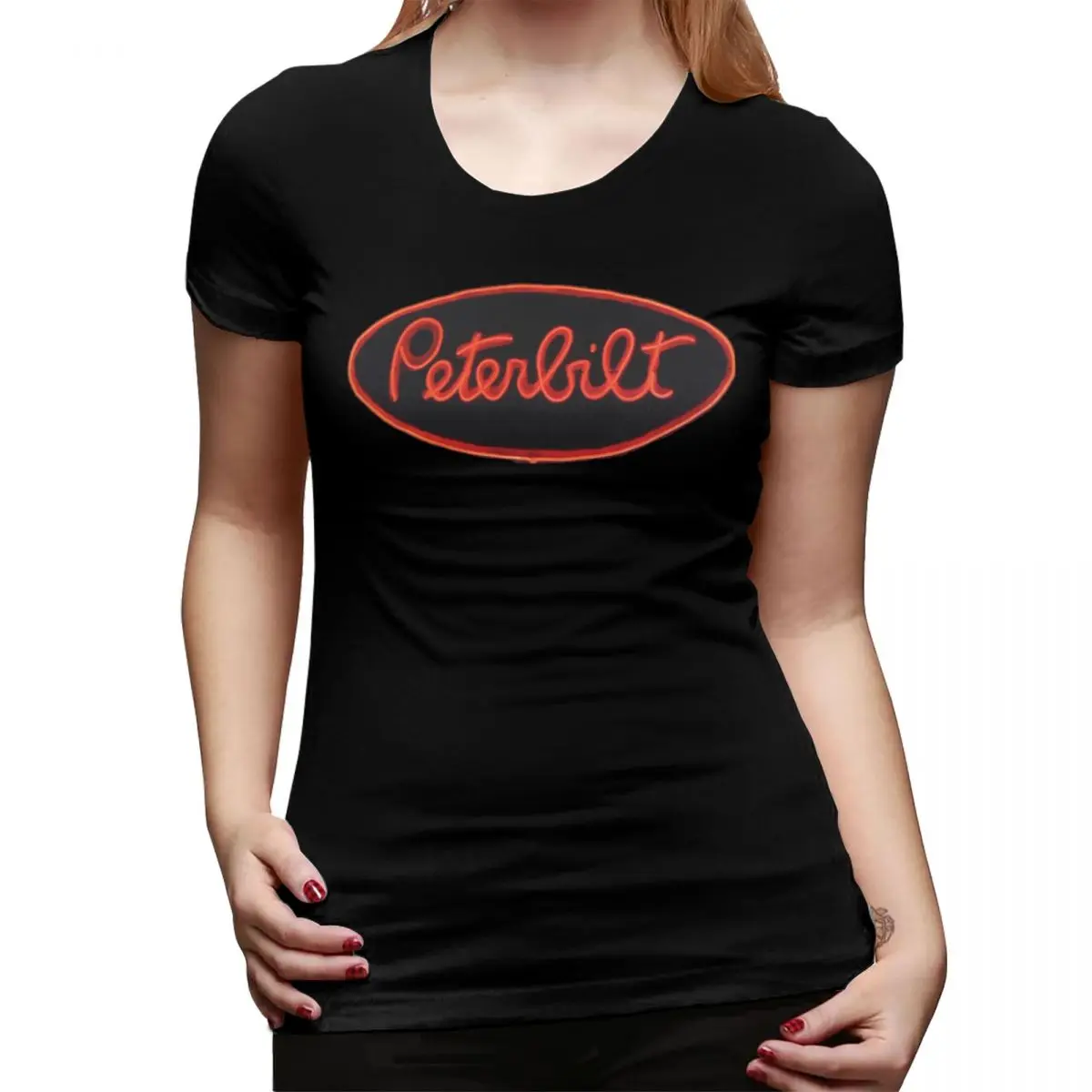 

Peterbilt Class Pays 1939 T-Shirt for Women Round Neck Streetwear T Shirts Women's Tees Short Summer Clothes Tops