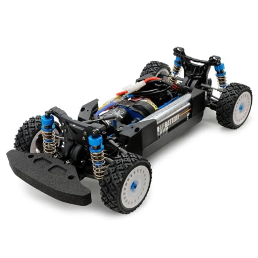 

1/10 R/C XV-02 PRO Chassis Kit TAM58707 Off-Road Electric Car Kit with Aluminum Chassis and Black Body