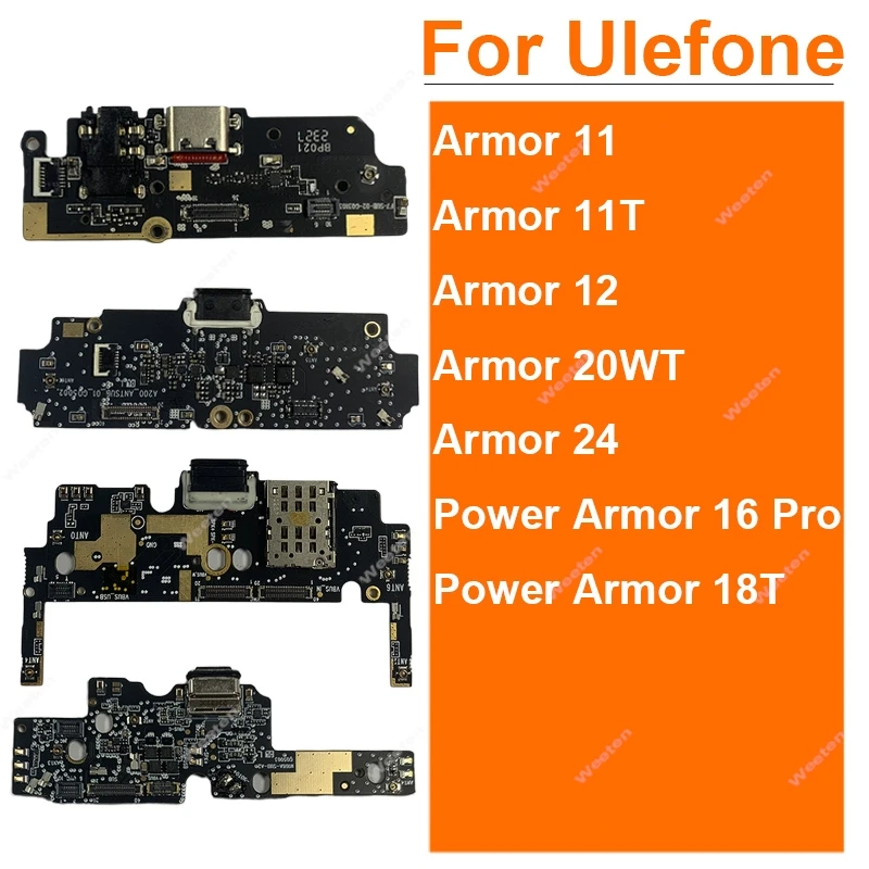 Charging Board Flex Cable For Ulefone Armor 11 11T 12 20WT 24 Power Armor16 Pro 18T USB Charger Port Flex Cable Replacement