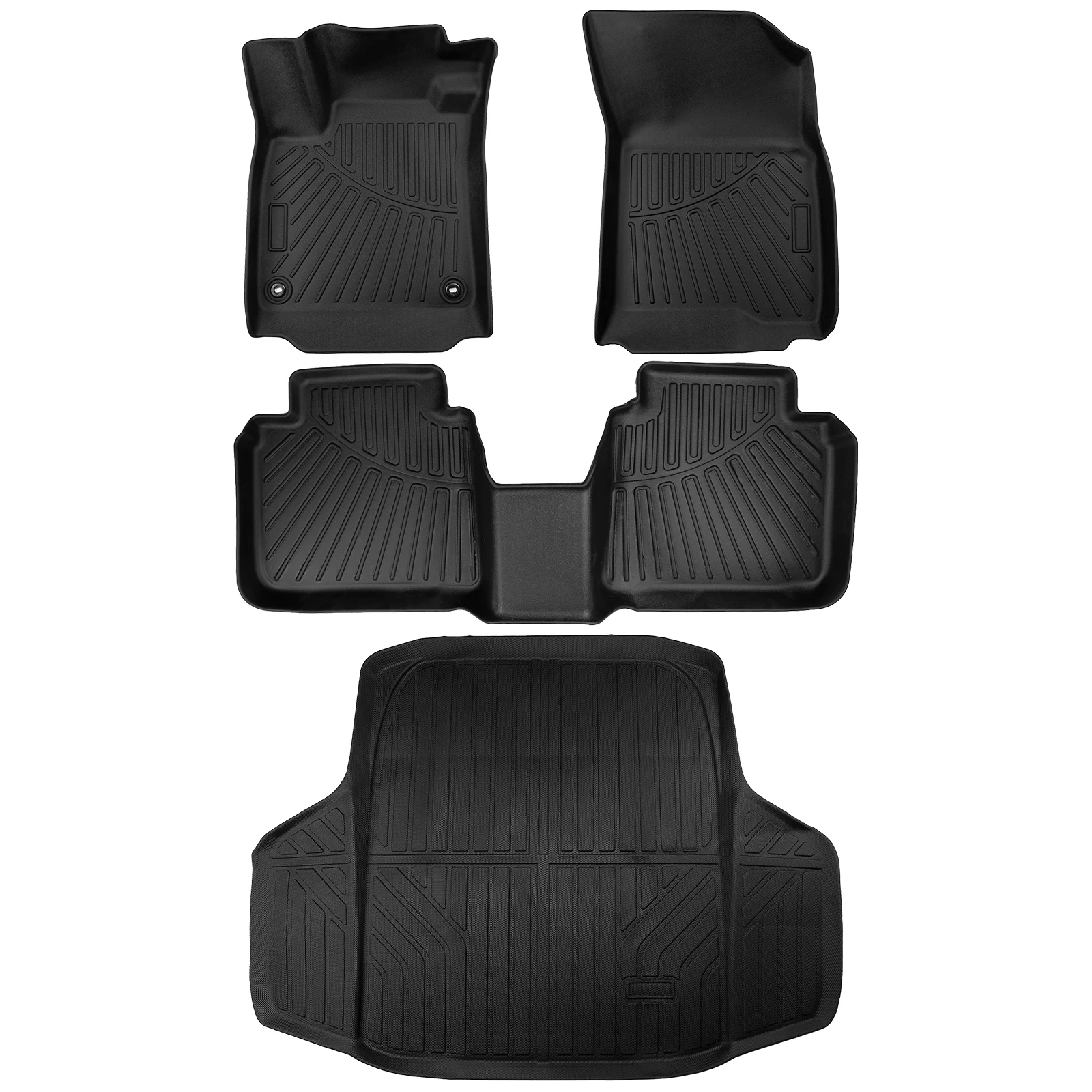

Compatible For 2023-2024 Accord All-Weather Protection Floor Mats and Rear Cargo Liner Set