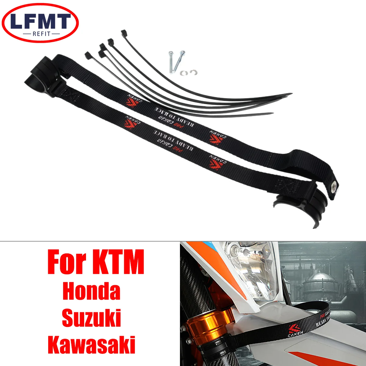 

Universal Front Rear Motorcycle Rescue Strap Pull Sling Belt For KTM SXF XCFW XCF EXC For Honda Yamaha Suzuki Kawasaki 2004-2022