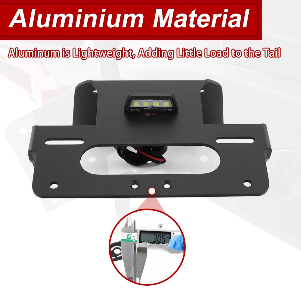 

Комплект для снятия заднего крыла (eliminator) с креплением для номерного знака, черный, для мотоциклов Yamaha YZF-R3, MT25, MT-03 (2015-2025), YZF-R25 (2014-2024)