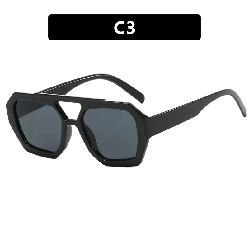 2024 New sunglasses, trendy sunglasses, trendy and high-end, UV resistant sunglasses with a concave shape