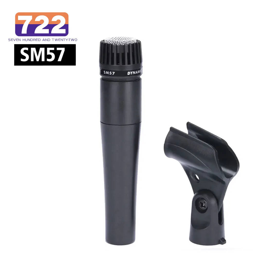 Professional SM57 Microphone Dynamic MIC SM 57 Wired Microfone for Guitar Amp, Bass Amp,for precision Instrument Drum