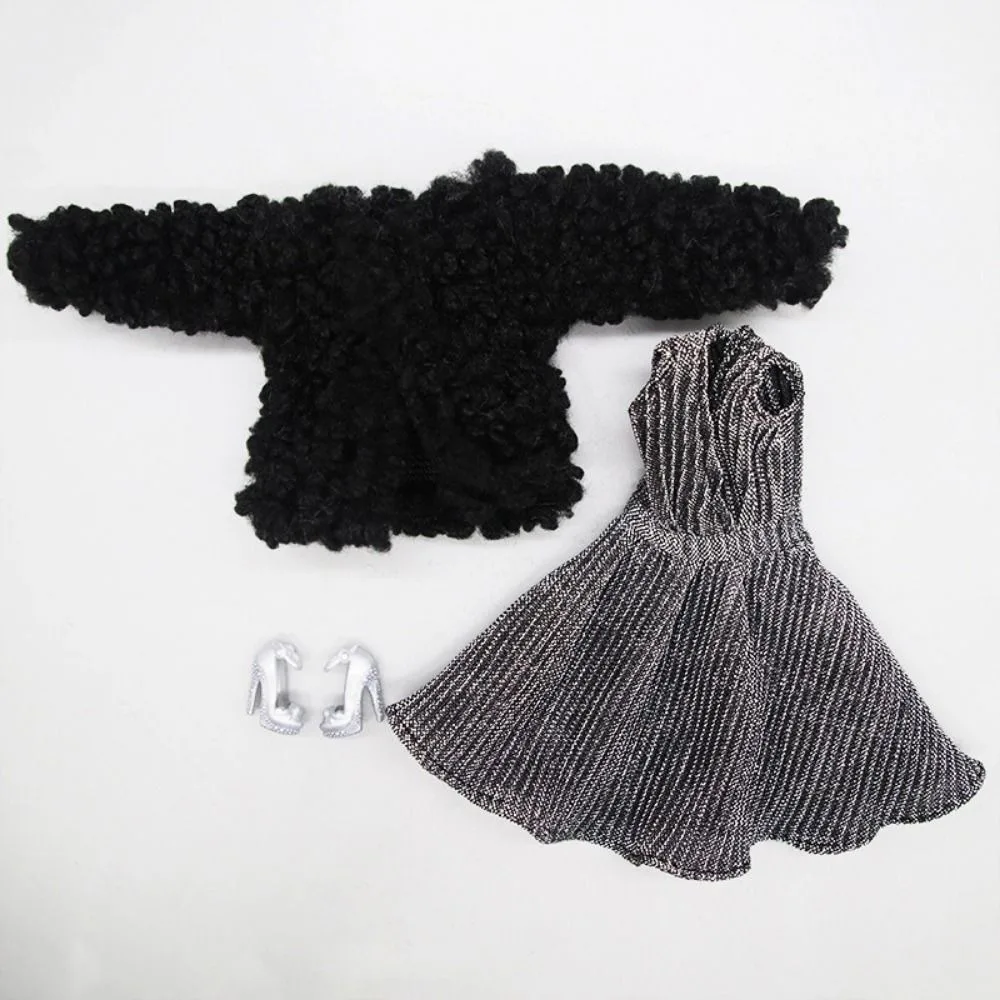 

Модная зимняя одежда, повседневные топы ручной работы, комплект платьев, подарок для девочек, игрушки, кукла для девочек, одежда для куклы 1/6/29 ~ 32 см