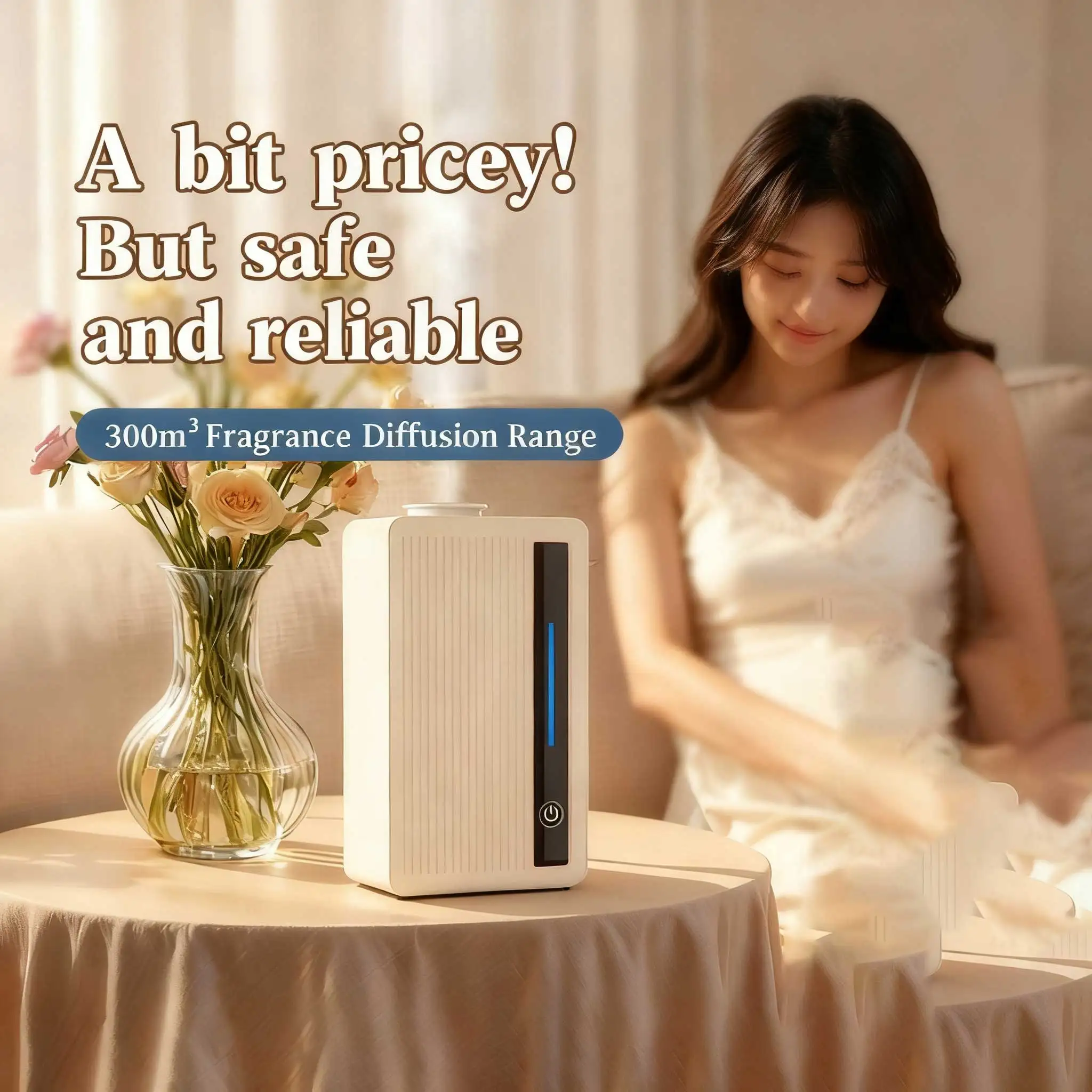 Automatic Hotel Aromatherapy Diffuser Commercial Spray Perfume Machine for Bedroom Beauty Salon Small Space Fragrance Atmosphere