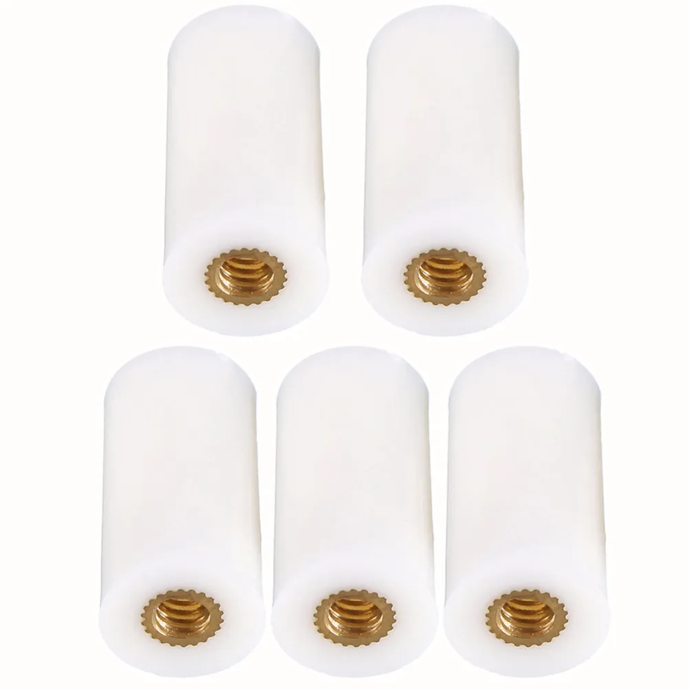 

10Pcs Replacement Billiard Tips for Cue Sticks American Tip with Rubber Ferrule Prevents Splitting Enhances Shot