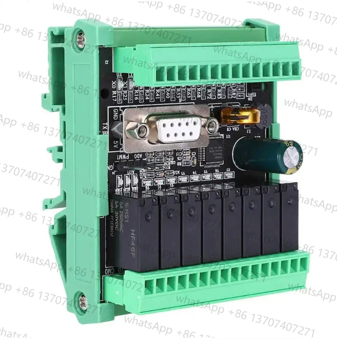 FX2N-20MR-232 PLC لوحة تحكم صناعية مع قذيفة للتوصيل محطة التتابع الناتج DC24V عالية السرعة العد التناظرية 2AD 0-10 فولت