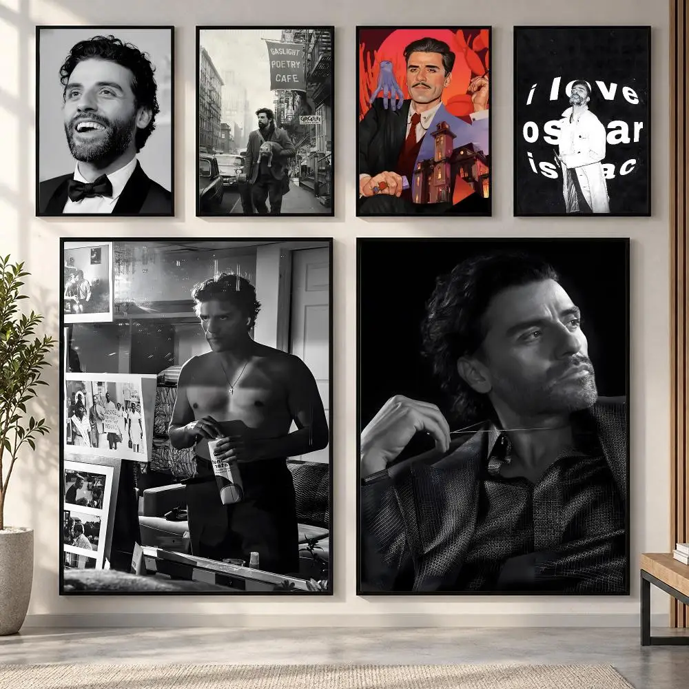 Oscar Isaac Poster HD art sticky wall waterproof home living room bedroom bar aesthetic decoration