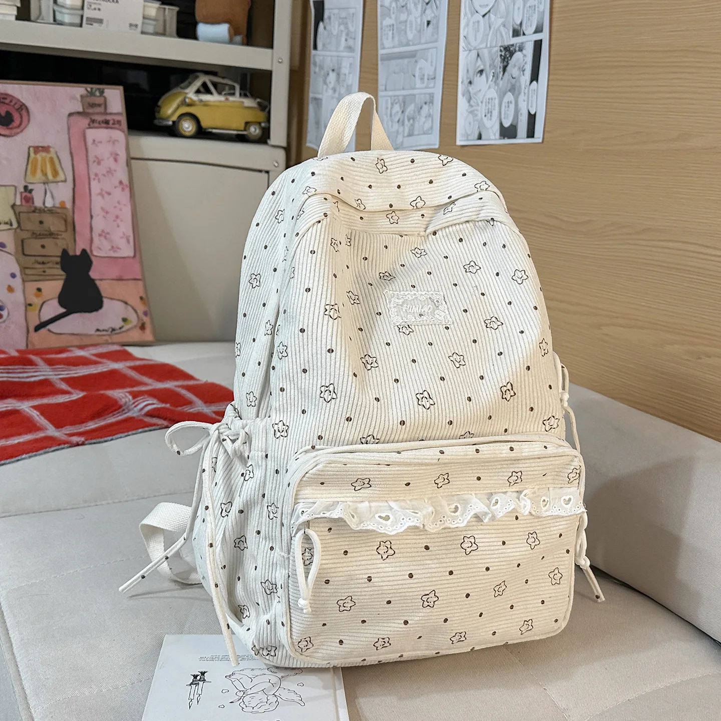 School Backpack for Teens Girls Boys Laptop Bag Fits 15.6 Inch College Travel Durable Leisure Fashion Student Backpack for Women