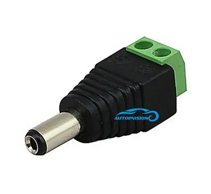 

50Pcs/lot CCTV Connector DC Power Jack Adapter Connector Adaptor Plug For CCTV System